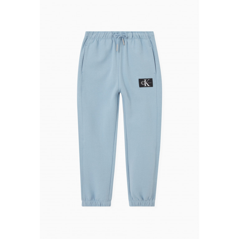 Calvin Klein - Logo Sweatpants in Cotton Blue