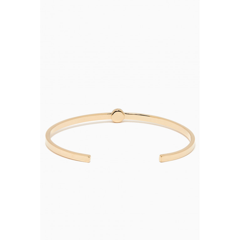 Miansai - Opus Chalcedony Cuff Bracelet in 14kt Gold Vermeil