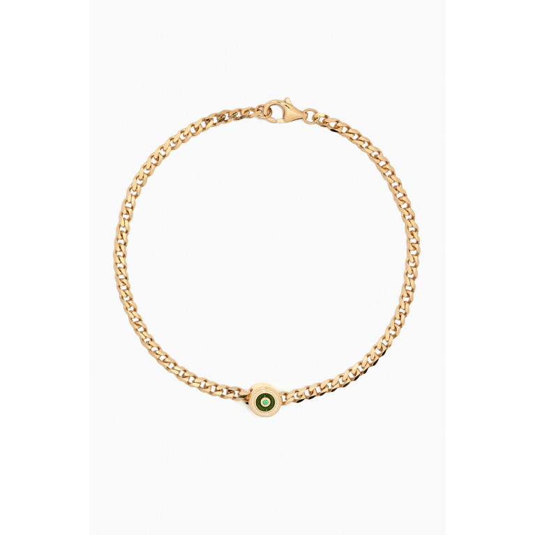 Miansai - Opus Chalcedony Type Chain Bracelet in 14kt Gold Vermeil