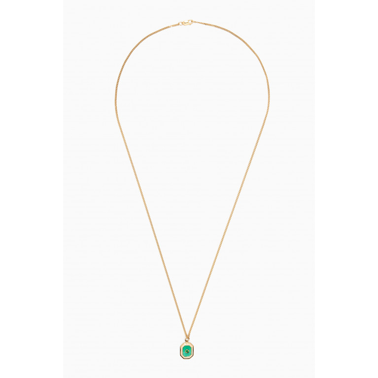 Miansai - Umbra Chalcedony Necklace in 14kt Gold Vermeil