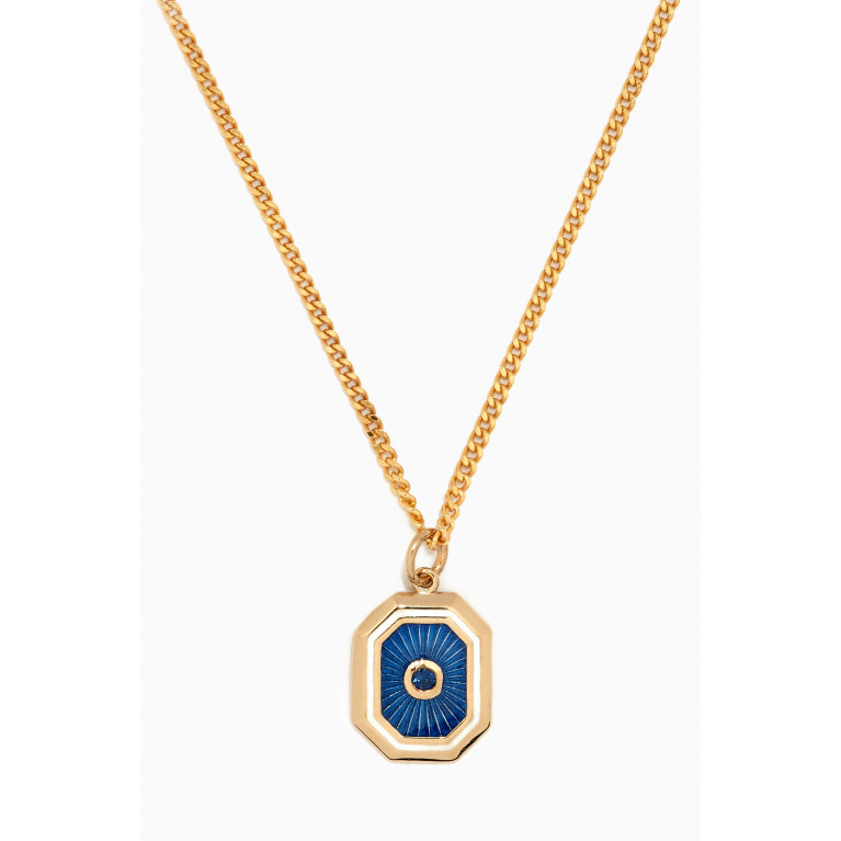 Miansai - Umbra Sapphire Necklace in 14kt Gold Vermeil