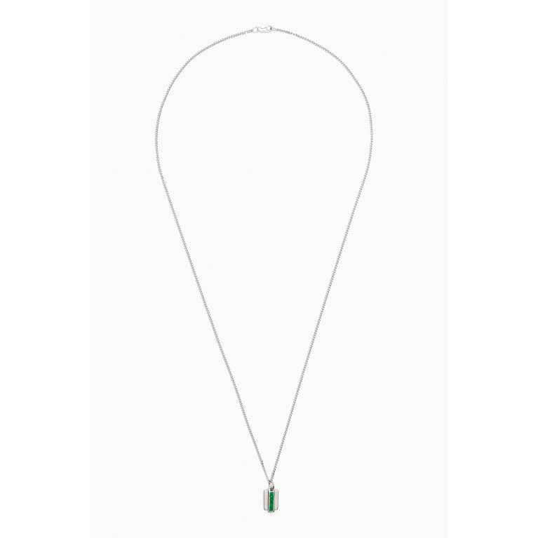 Miansai - Vertigo Agate Necklace in Sterling Silver