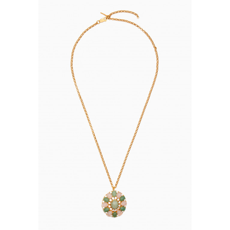 Peracas - Santorini Necklace in 24kt Gold-plated Bronze