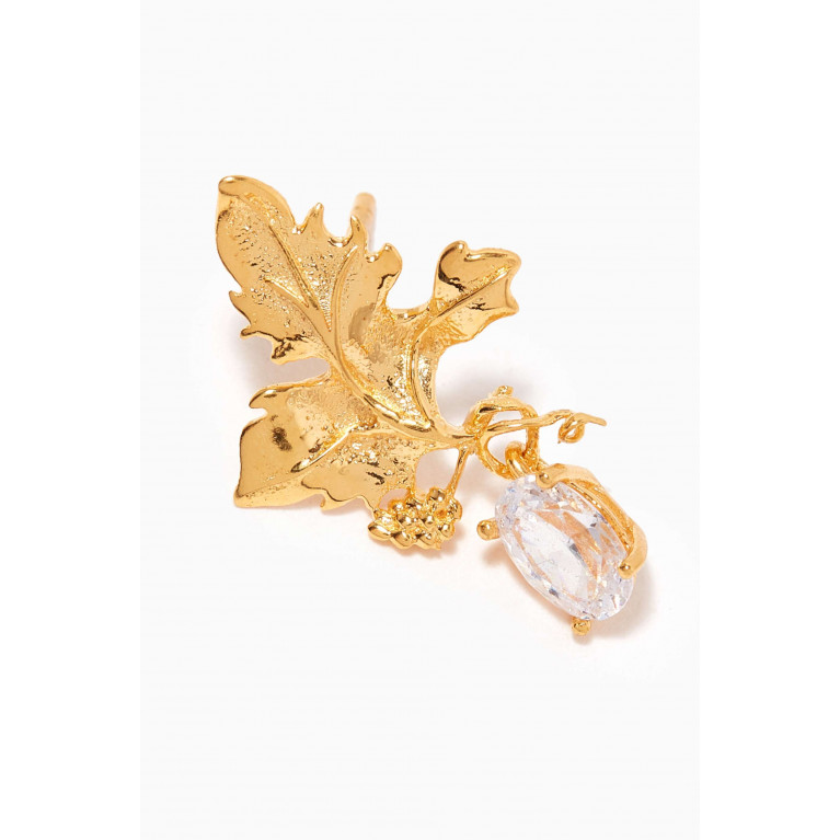 Peracas - Mini Cecilia Earrings in 24kt Gold-plated Bronze