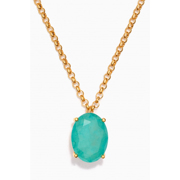 Peracas - Kate Chain Necklace in 24kt Gold-plated Bronze