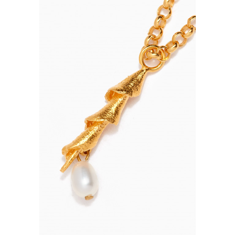 Peracas - Ariel Chain Necklace in 24kt Gold-plated Bronze