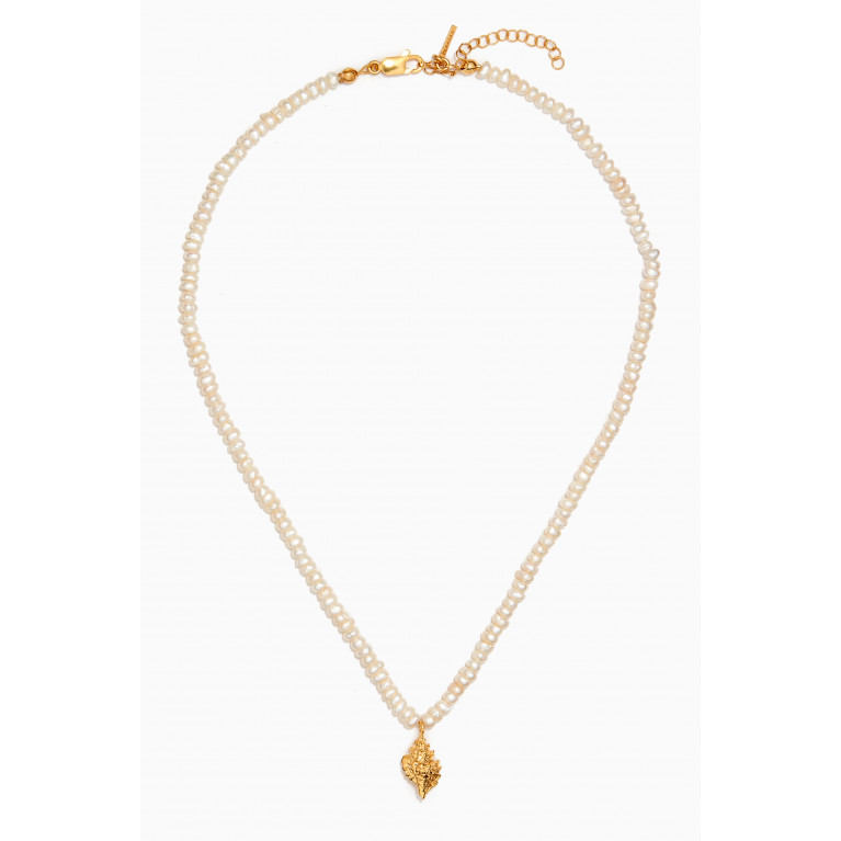 Peracas - Positano Necklace in 24kt Gold-plated Bronze