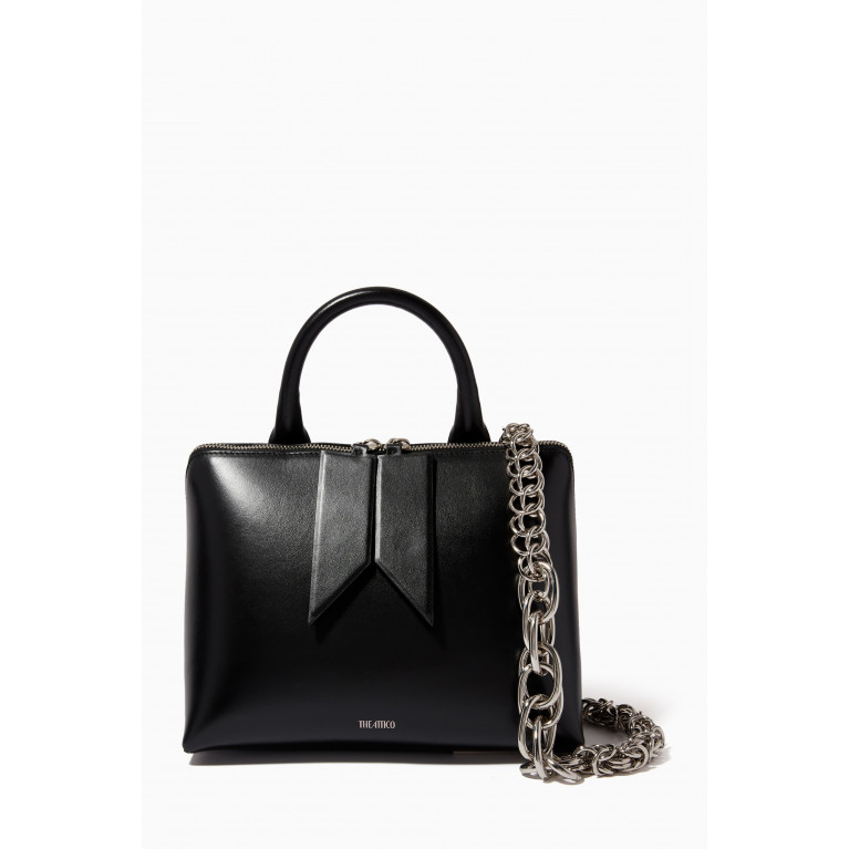 The Attico - Monday Top-Handle Bag in Leather