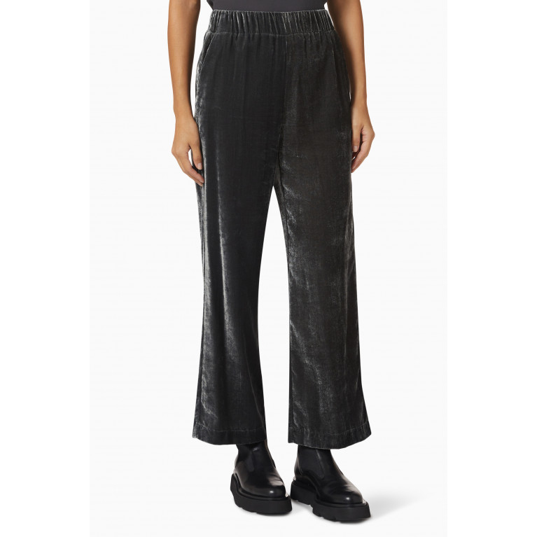 Marella - Siepe Straight-fit Pants in Velvet Corduroy Grey