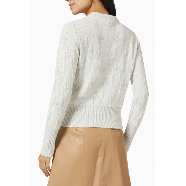 Marella - Dublino Sweater in Cashmere Wool-blend White