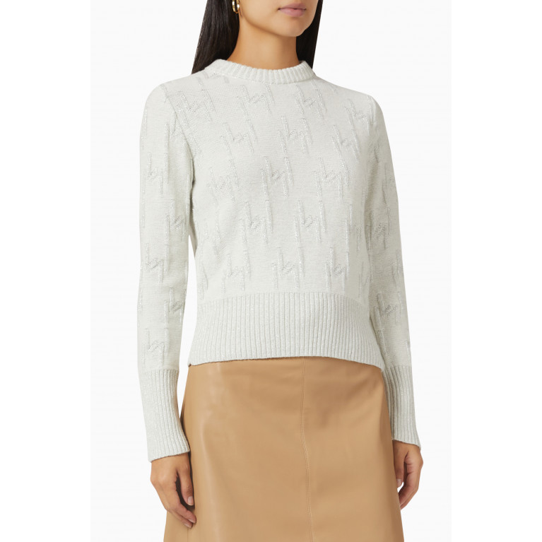 Marella - Dublino Sweater in Cashmere Wool-blend White