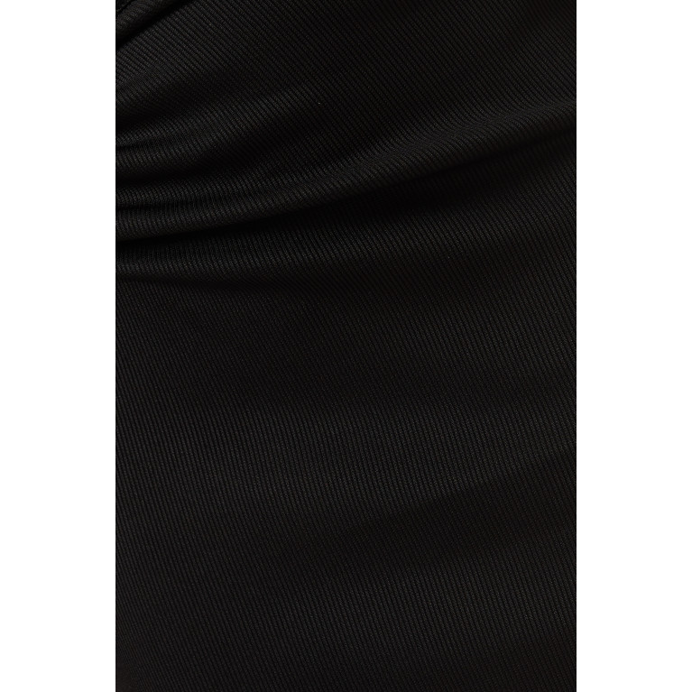 Christopher Esber - Ruched Quartz Ribbed Maxi Skirt in Stretch-jersey