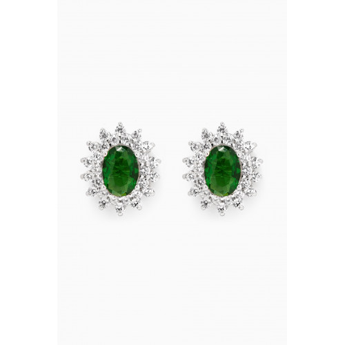 The Jewels Jar - Ivy Stud Earrings in Sterling Silver