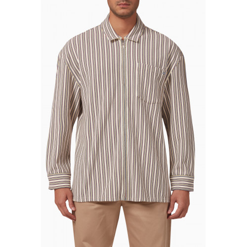 Tommy Jeans - Zip-Through Shirt in Organic Cotton
