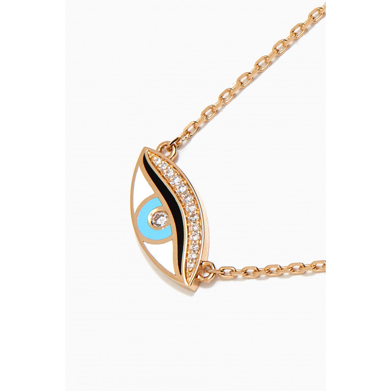 Susana Martins - The Eye Diamond Necklace in 18kt Gold