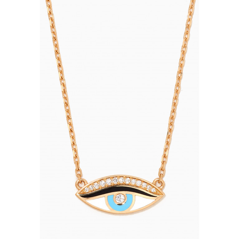 Susana Martins - The Eye Diamond Necklace in 18kt Gold
