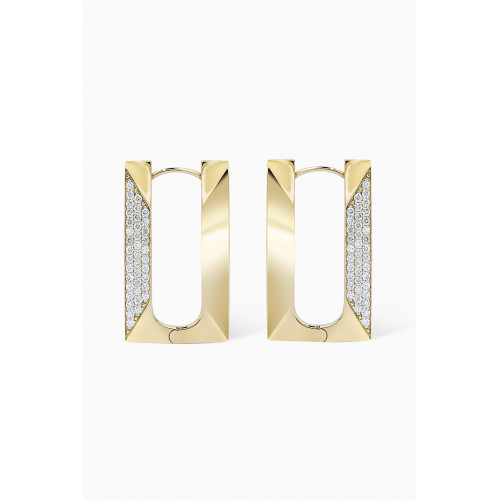 Susana Martins - Unstoppable Frosting Diamond Hoops in 18kt Gold