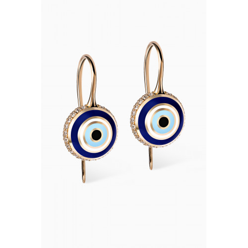 Susana Martins - The Bubble Eye Diamond Drop Earrings in 18kt Gold