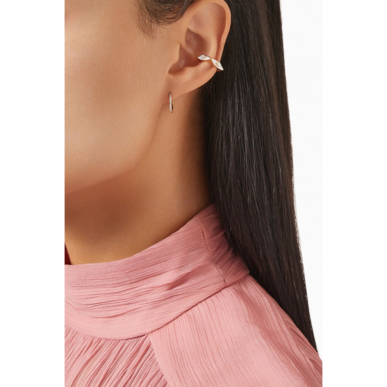 Susana Martins - Eye Candy Diamond Clip-on Ear Cuff in 18kt Gold