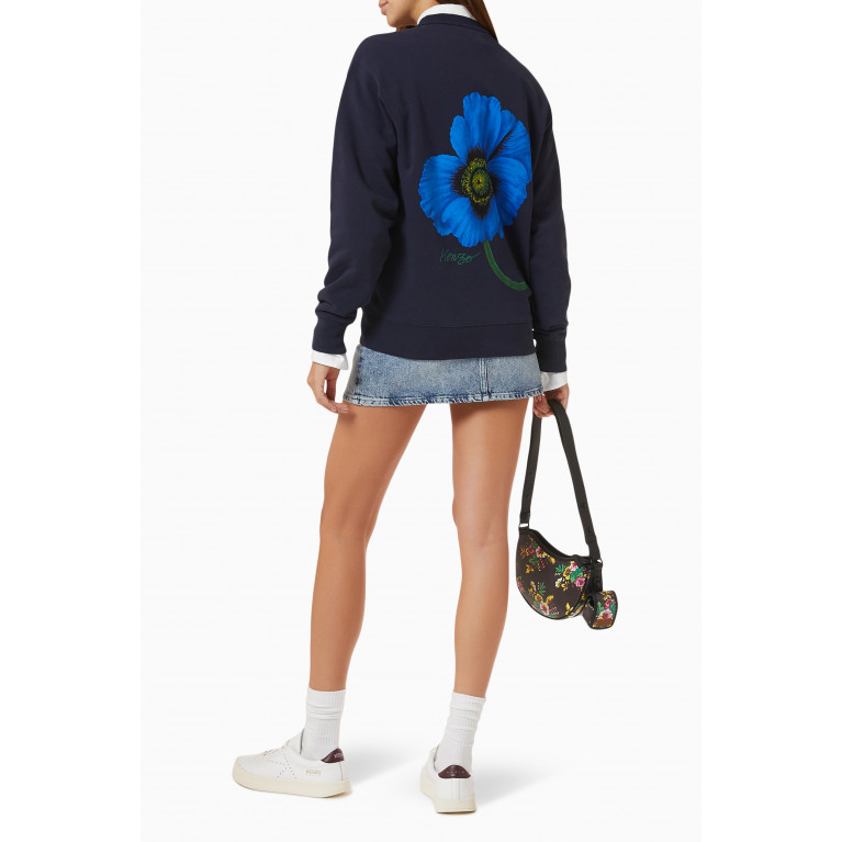 Kenzo - Kenzo Poppy-print Sweatshirt in Cotton
