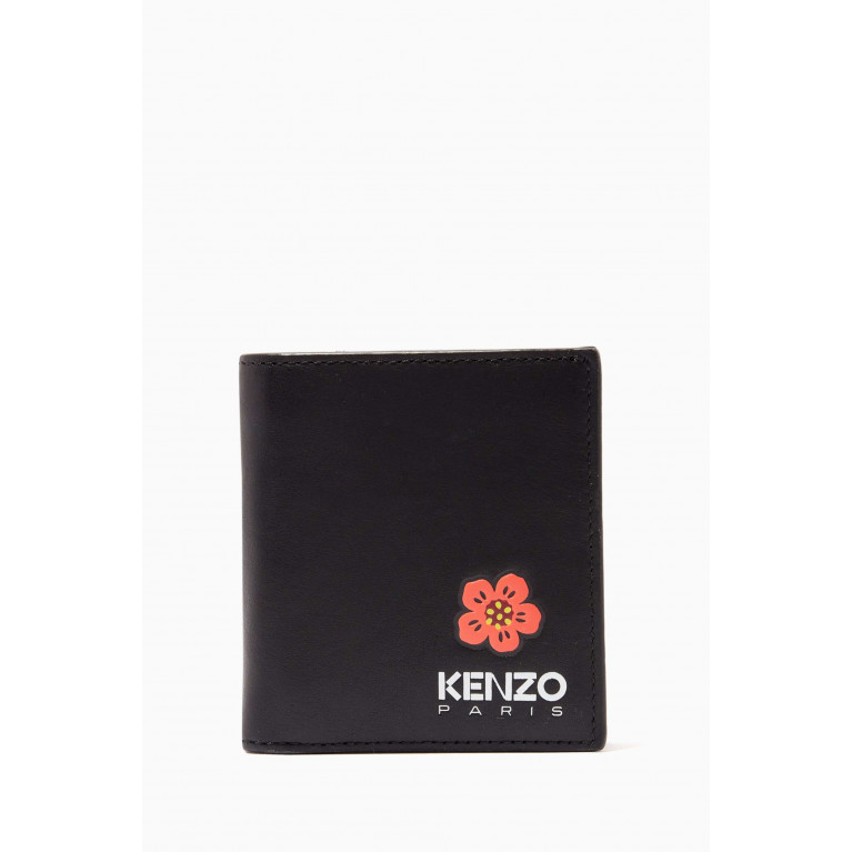 Kenzo - Crest Foldable Wallet in Leather