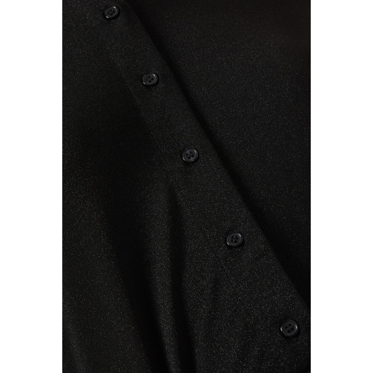 Marella - Toscana Shirt in Lurex-blend knit Black