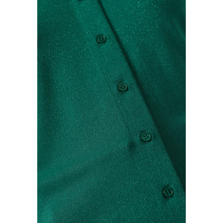 Marella - Toscana Sweater in Lurex-blend knit Green