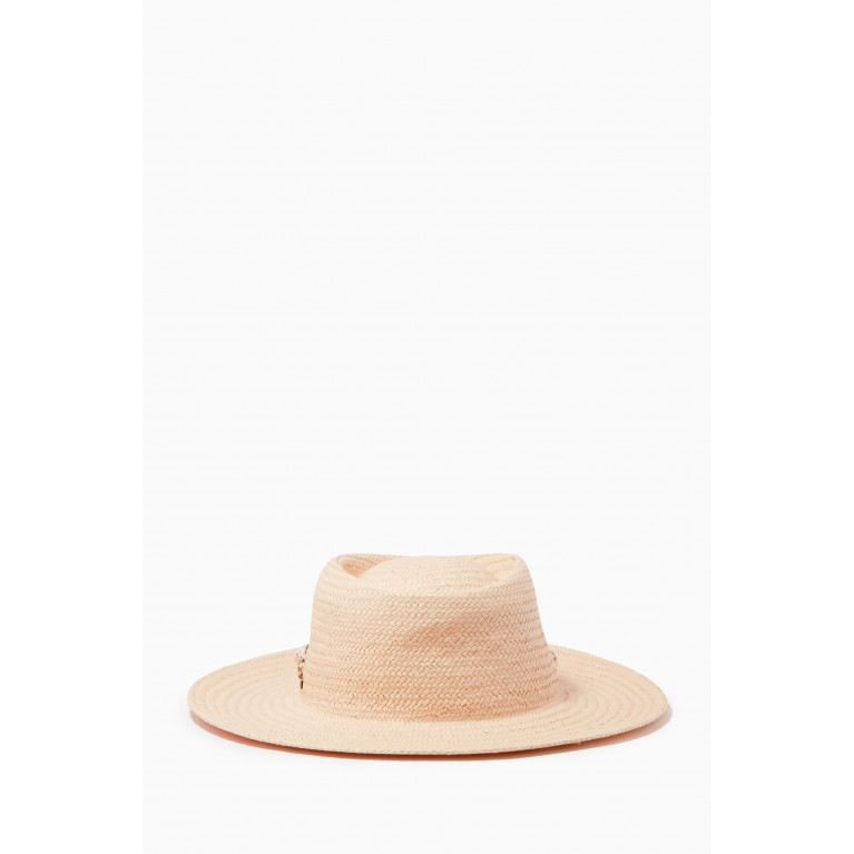 Melissa Odabash - Janice Roater Hat in Woven Paper
