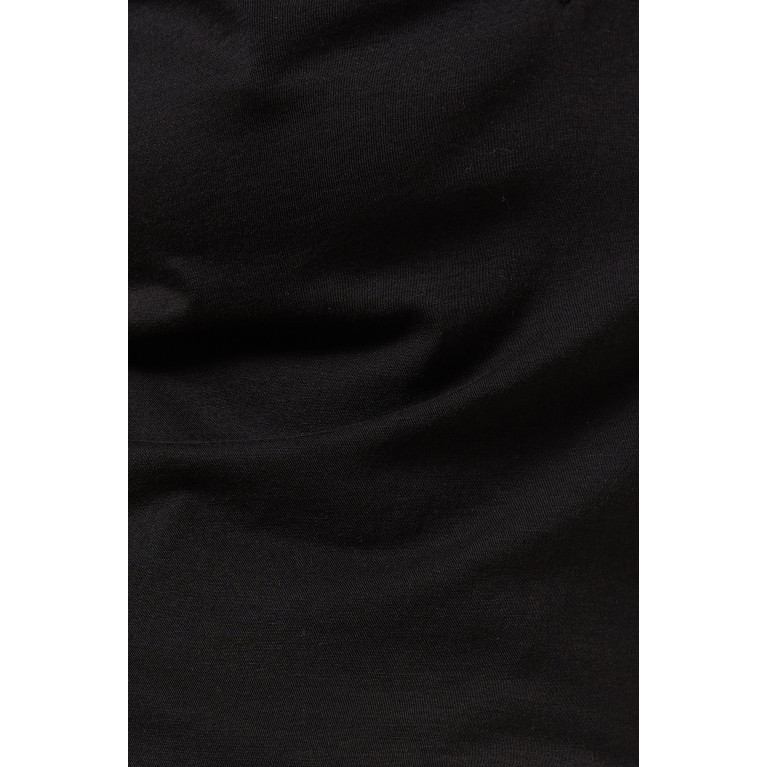 Vince - Essential V-neck T-shirt in Pima Cotton Black