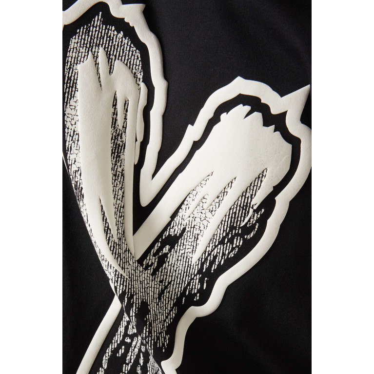 Y-3 - Graphic Logo Short Sleeved T-shirt in Cotton Jersey