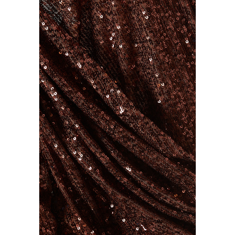 Ronny Kobo - Jane Mini Dress in Sequin Brown