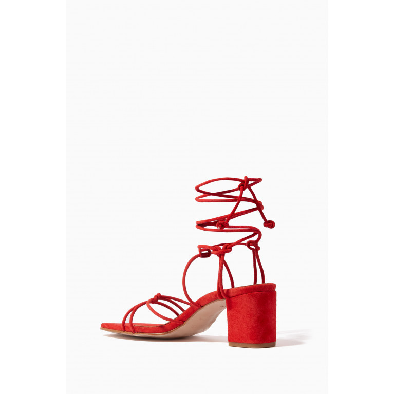 ALOHAS - Paloma Wrap-around Heel Sandals in Suede