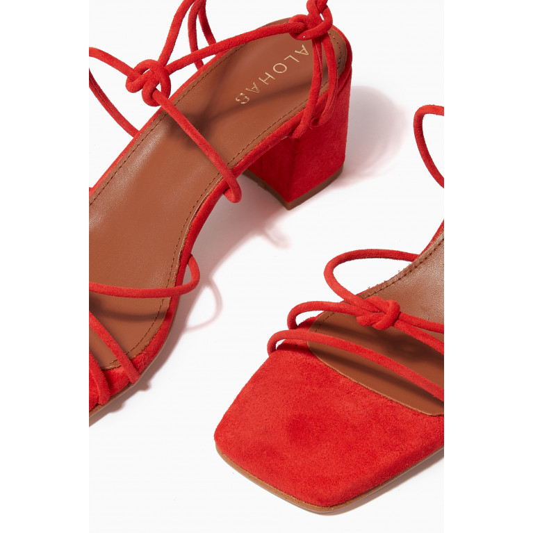 ALOHAS - Paloma Wrap-around Heel Sandals in Suede