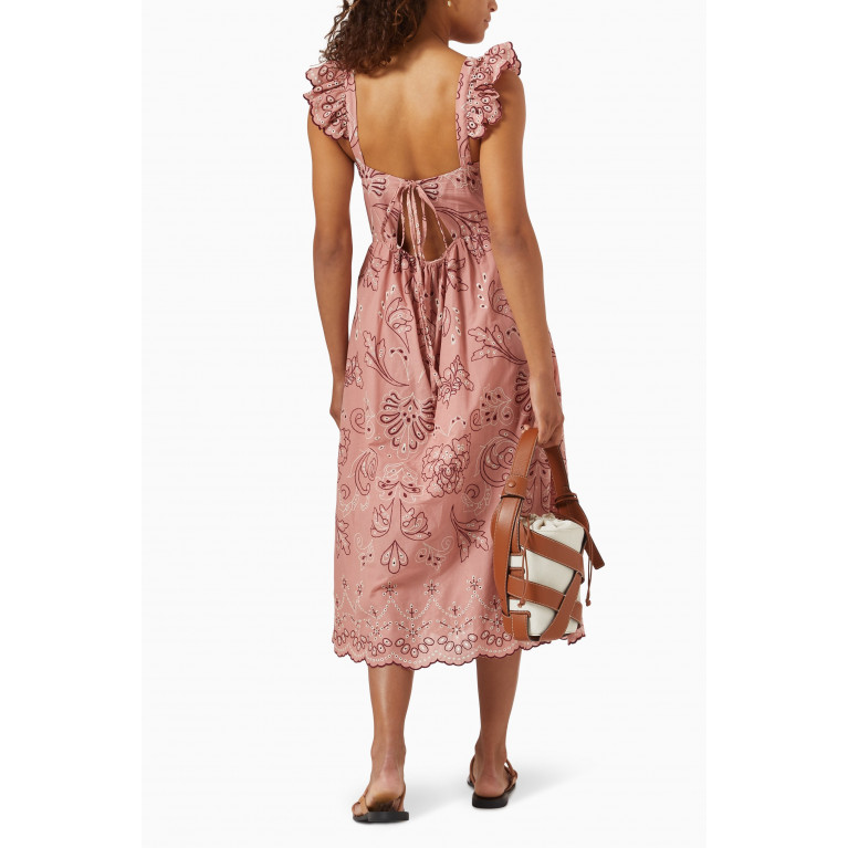 Especia - Franco Midi Dress in Cotton