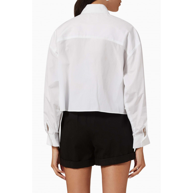 TWP - Soon to be Ex Cropped Shirt in Cotton White