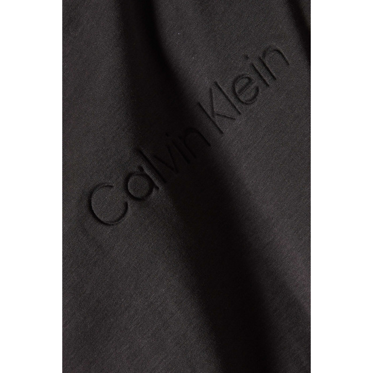 Calvin Klein - Debossed Logo T-shirt in Organic Cotton Blend Black