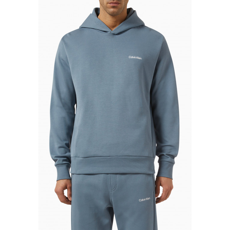Calvin Klein - Logo Hoodie in Cotton Grey