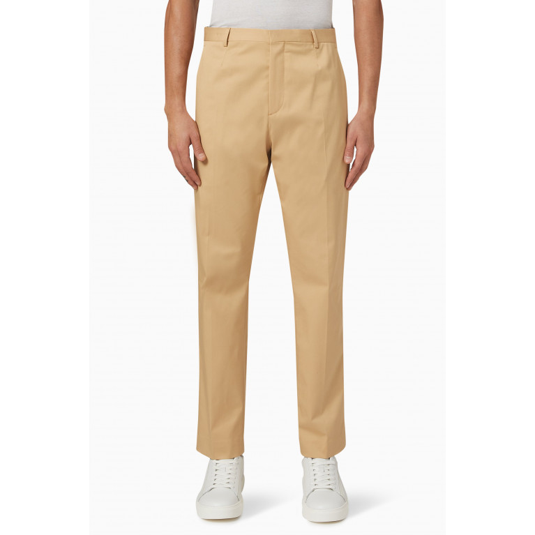 Calvin Klein - Trousers in Tencel Twill Blend Neutral