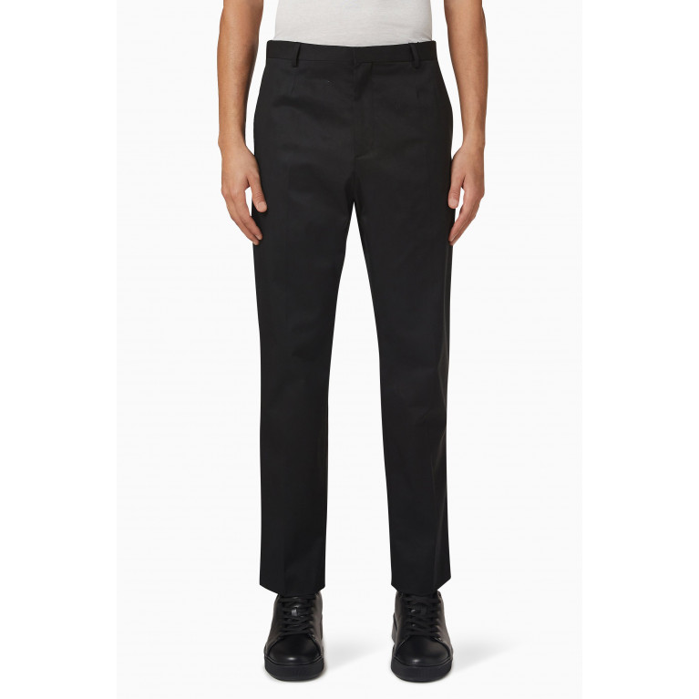 Calvin Klein - Straight-leg Trousers in Tencel Twill Blend Black