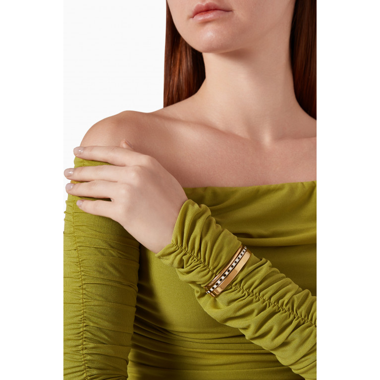 Roxanne Assoulin - Dash Cuff Bracelet Set in Gold-plated Brass