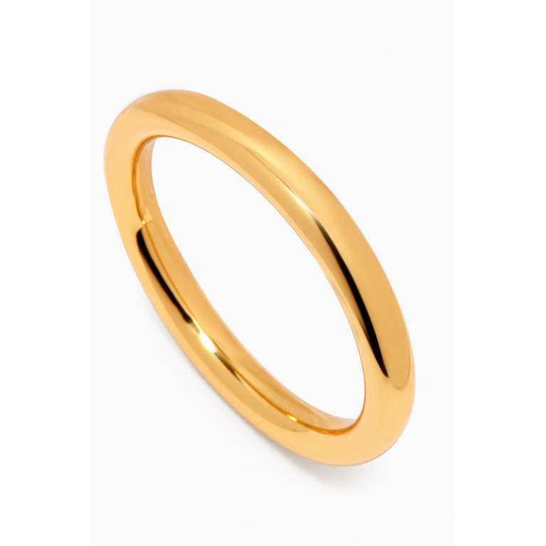 Gas Bijoux - Turner Bangle in Gold-plated Metal