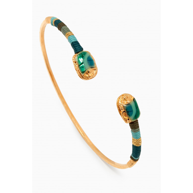 Gas Bijoux - Duality Scaramouche Bracelet in Gold-plated Metal