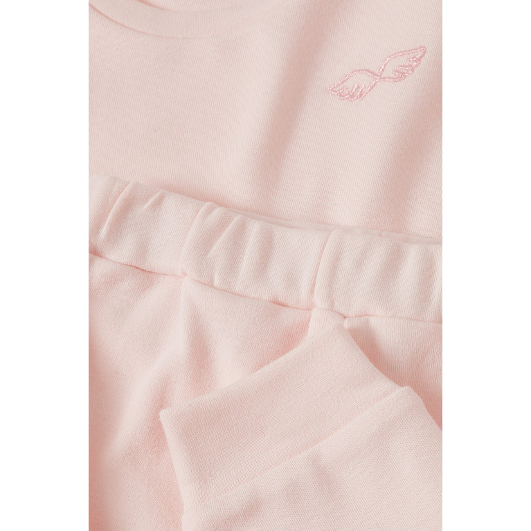 NASS - Angel Top & Legging Set in Cotton Pink