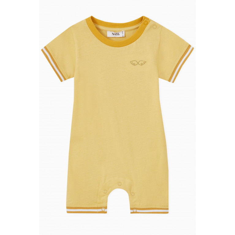 NASS - Troy Romper in Cotton Jersey Yellow