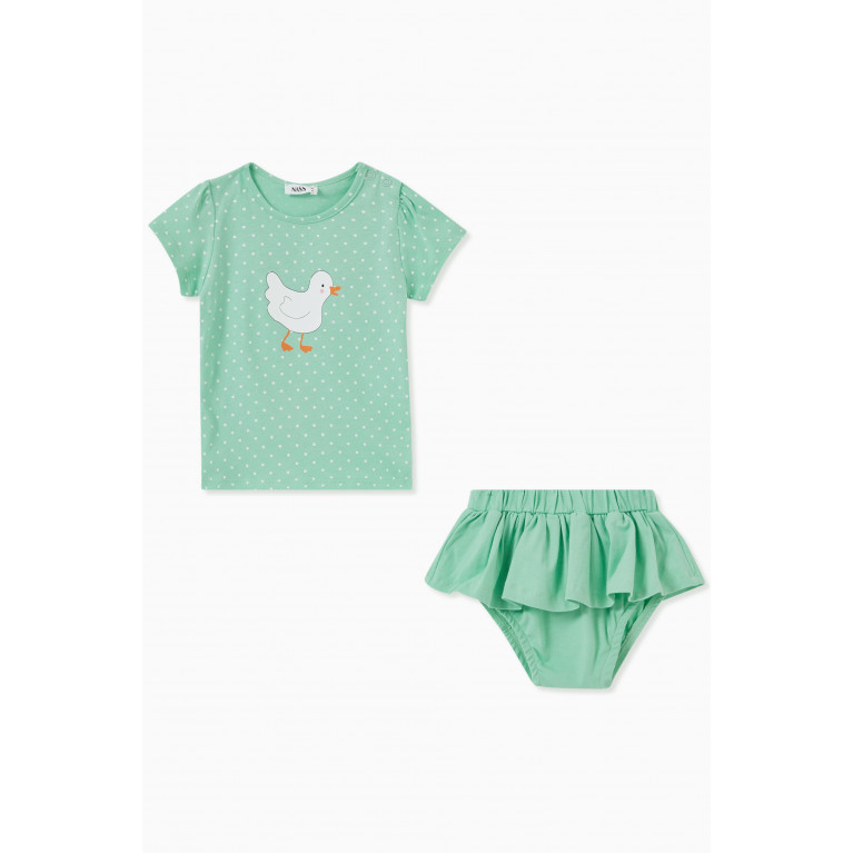 NASS - Chikidie T-shirt & Bloomers Set in Jersey