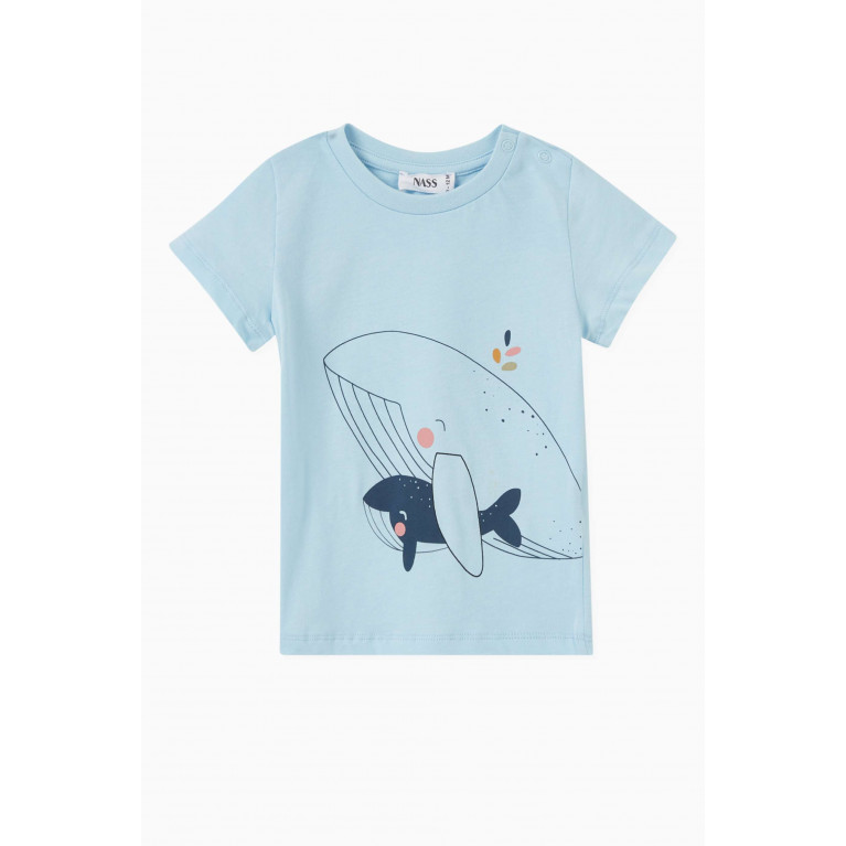 NASS - Giant Whale-print T-shirt