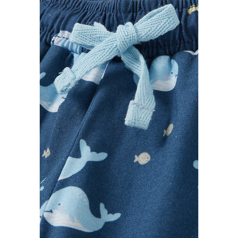 NASS - Whale-print Shorts