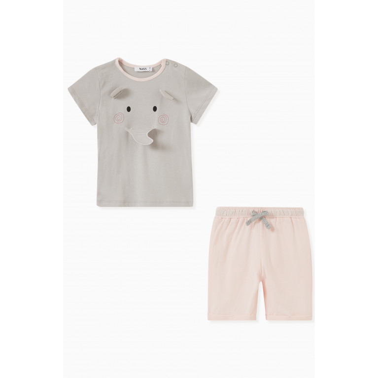 NASS - NASS - Ellie T-shirt & Shorts Set Pink