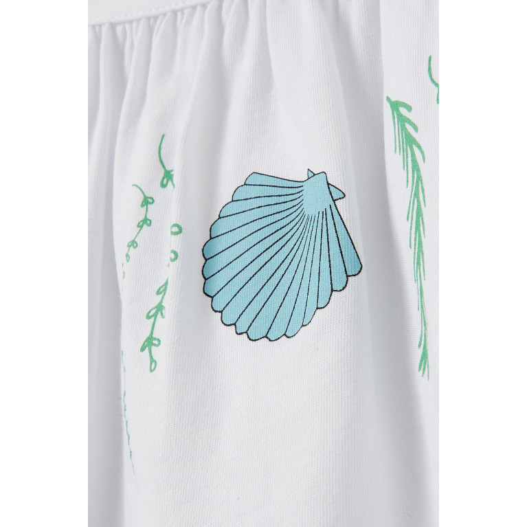 NASS - Dora Printed Skirt White
