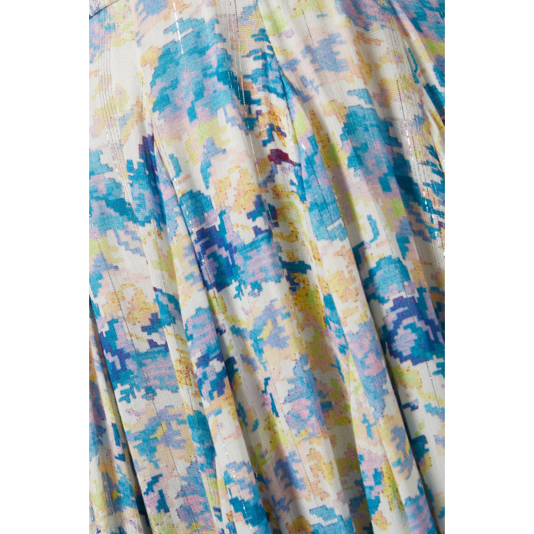 Hemant & Nandita - Floral-print Midi Dress